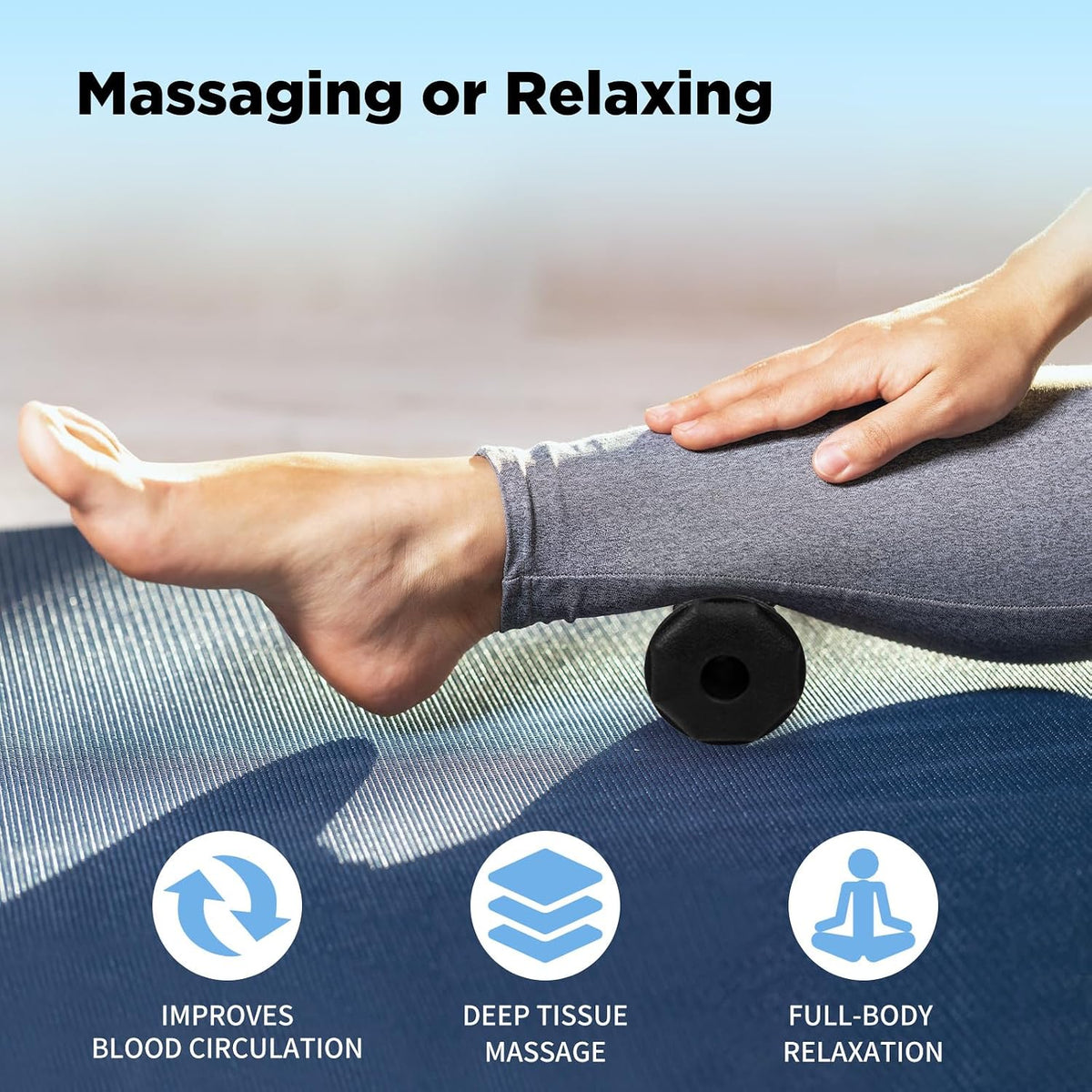 Foot Massager Roller for Plantar Fasciitis, Arch Heel Pain Relief