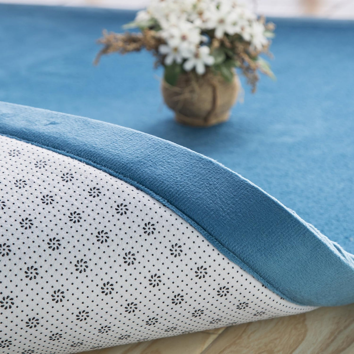 Baby Play Mat, Handmade Weaving Plush Foam Play Crawling Rugs for Baby, Children Play Blanket, Yoga Mat, Exercise Mat-Cushy- Soft & Thick Hypoallergenic, Non-Toxic