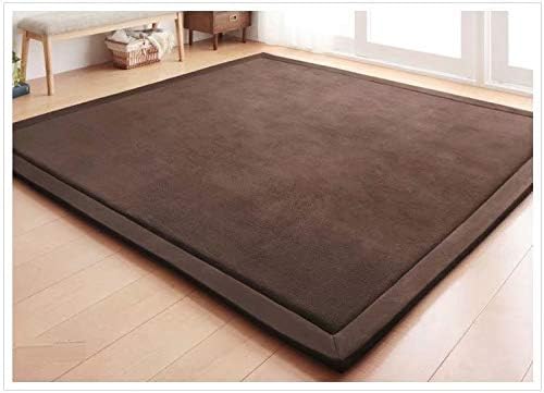 Baby Play Mat, Handmade Weaving Plush Foam Play Crawling Rugs for Baby, Children Play Blanket, Yoga Mat, Exercise Mat-Cushy- Soft & Thick Hypoallergenic, Non-Toxic