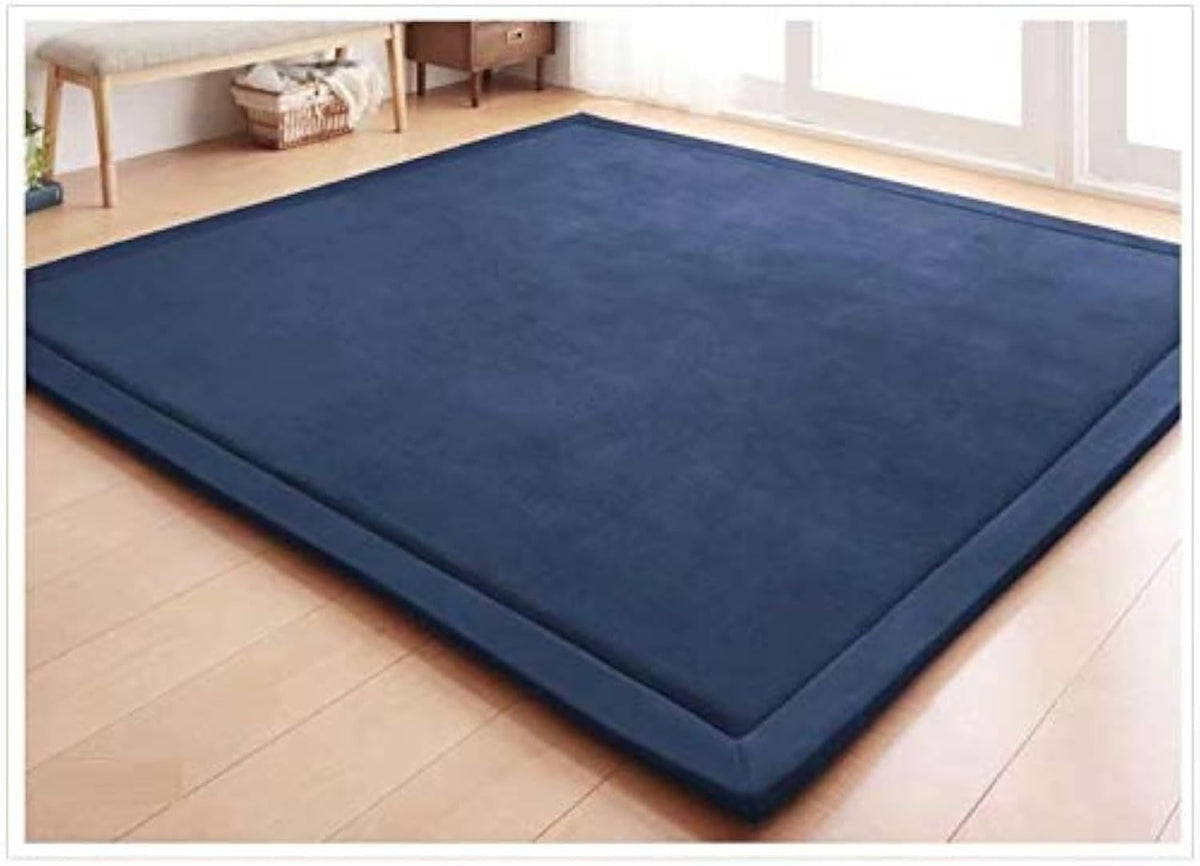 Baby Play Mat, Handmade Weaving Plush Foam Play Crawling Rugs for Baby, Children Play Blanket, Yoga Mat, Exercise Mat-Cushy- Soft & Thick Hypoallergenic, Non-Toxic