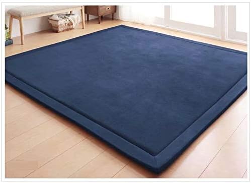 Baby Play Mat, Handmade Weaving Plush Foam Play Crawling Rugs for Baby, Children Play Blanket, Yoga Mat, Exercise Mat-Cushy- Soft & Thick Hypoallergenic, Non-Toxic