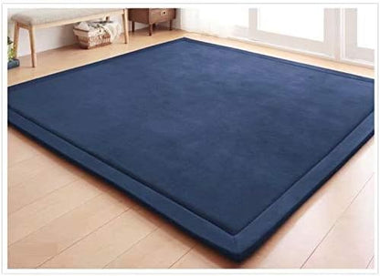Baby Play Mat, Handmade Weaving Plush Foam Play Crawling Rugs for Baby, Children Play Blanket, Yoga Mat, Exercise Mat-Cushy- Soft & Thick Hypoallergenic, Non-Toxic