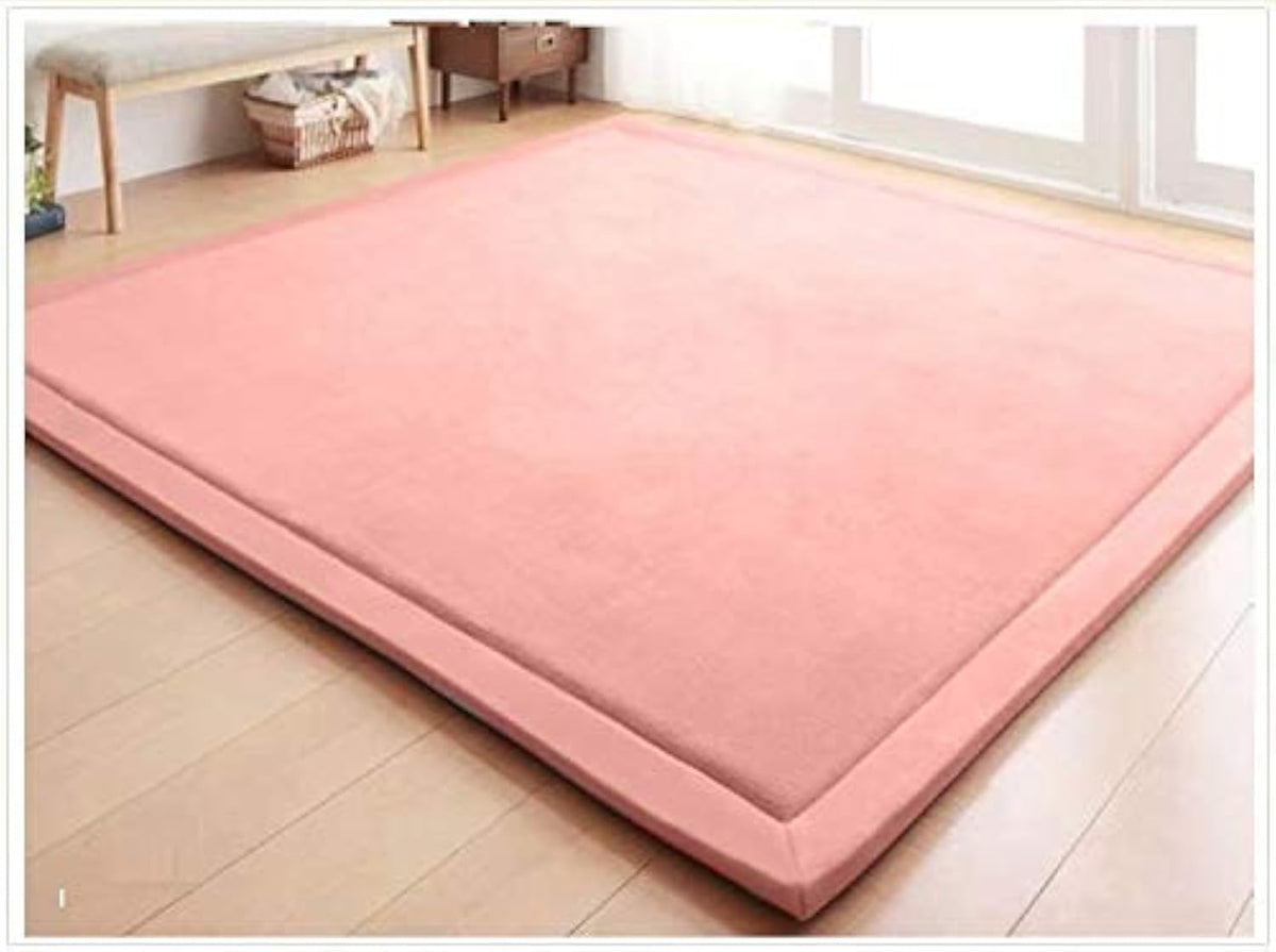 Baby Play Mat, Handmade Weaving Plush Foam Play Crawling Rugs for Baby, Children Play Blanket, Yoga Mat, Exercise Mat-Cushy- Soft & Thick Hypoallergenic, Non-Toxic