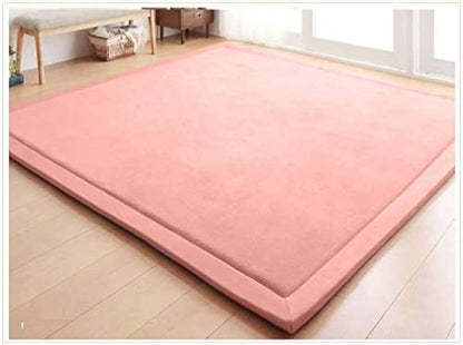 Baby Play Mat, Handmade Weaving Plush Foam Play Crawling Rugs for Baby, Children Play Blanket, Yoga Mat, Exercise Mat-Cushy- Soft & Thick Hypoallergenic, Non-Toxic