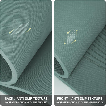 Large Yoga Mat 72"x36"x10mm Non-Slip Exercise Mat for Home Gym Studio