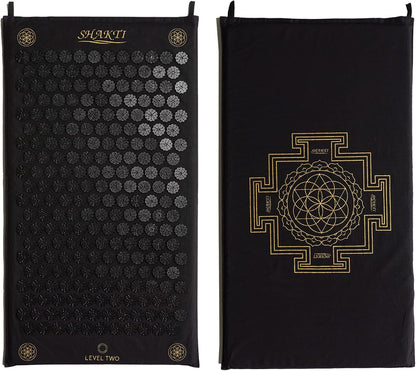 Acupressure Mat for Tension Release, Classic Level 2 Black