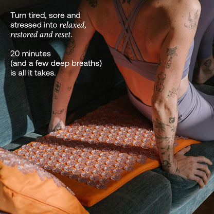 Acupressure Mat for Tension Release, Classic Level 2 Black
