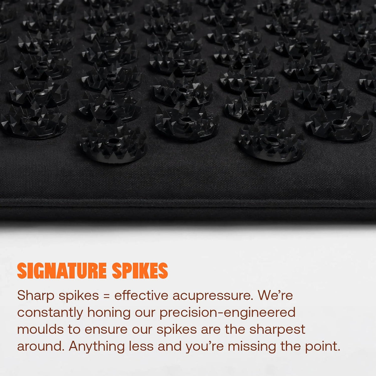 Acupressure Mat for Tension Release, Classic Level 2 Black