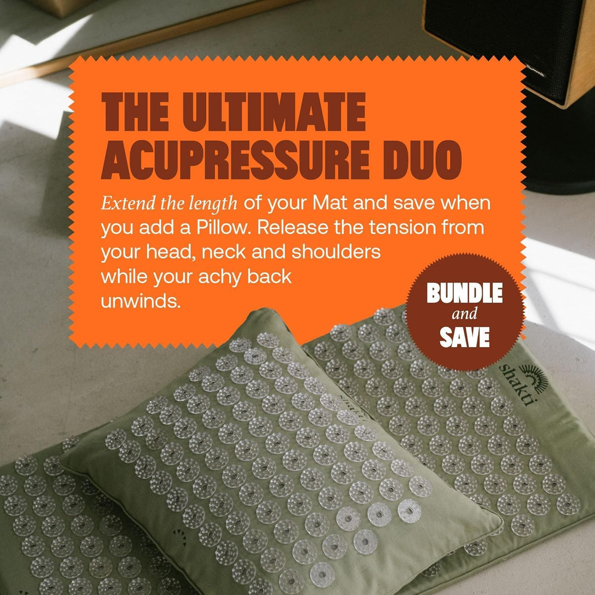 Acupressure Mat for Tension Release, Classic Level 2 Black