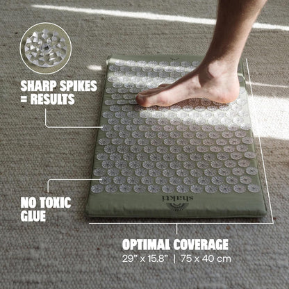 Acupressure Mat for Tension Release, Classic Level 2 Black