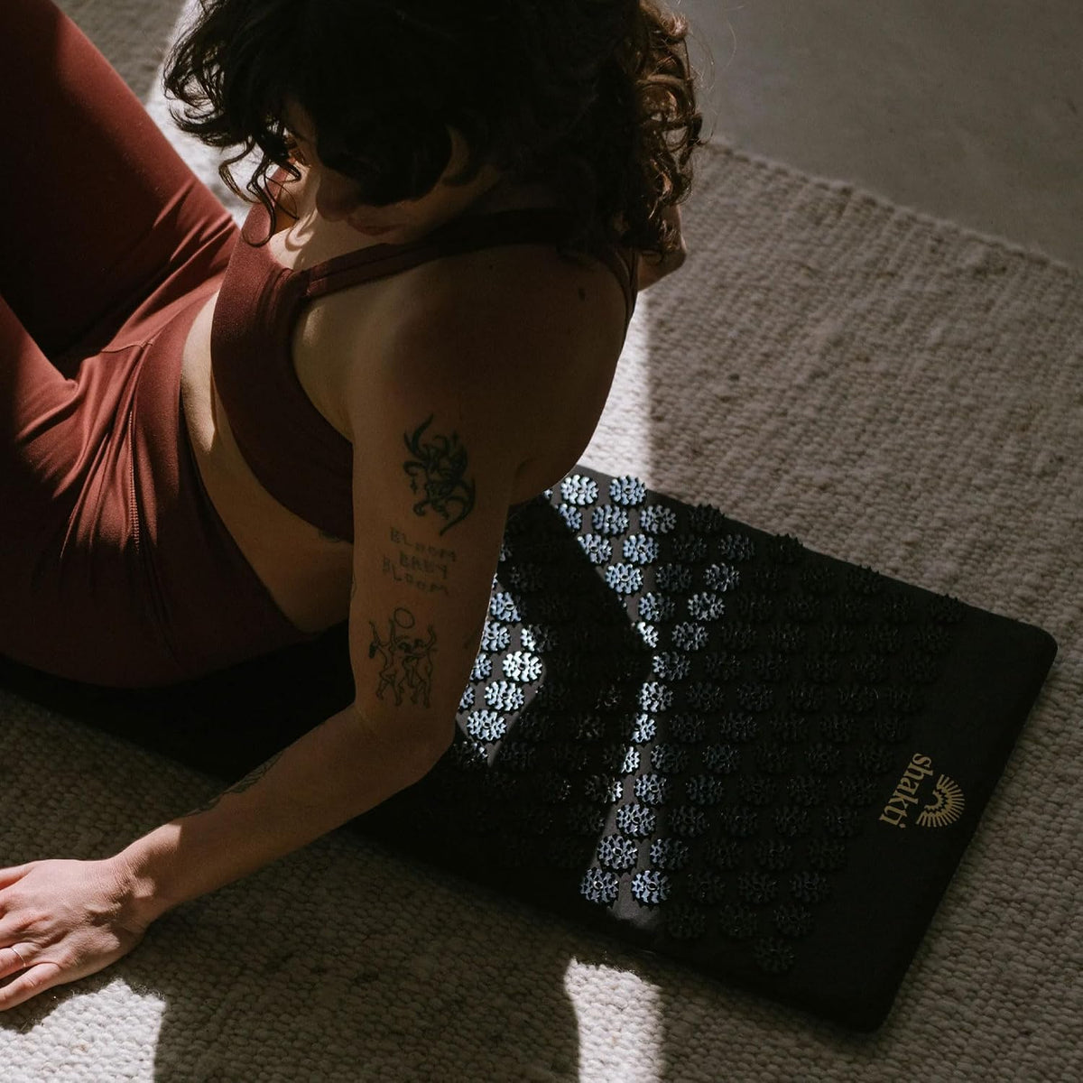 Acupressure Mat for Tension Release, Classic Level 2 Black
