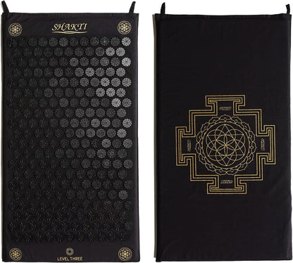 Acupressure Mat for Tension Release, Classic Level 2 Black