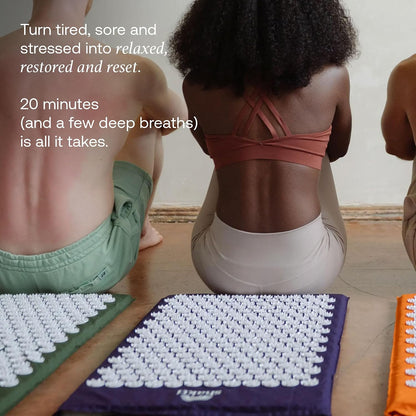 Acupressure Mat for Tension Release, Classic Level 2 Black