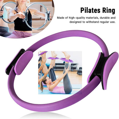 Home Workouts Better Pilates Essentials Kits Equipments Sets Accessories Magic Ring Booty Bands Glutes Yoga Ball 25cm Figure 8 Resistance Yoga Bands for Stretching 8 Pcs