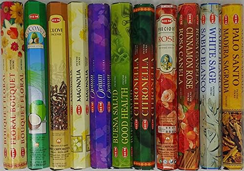 Incense Sticks – 12 Box Variety Pack (240 Sticks Total, 20 Sticks per Box) | Long Lasting Fragrance | Meditation, Relaxation, Yoga, Aromatherapy & Home Fragrance