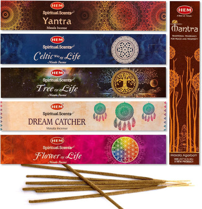 Incense Sticks – 12 Box Variety Pack (240 Sticks Total, 20 Sticks per Box) | Long Lasting Fragrance | Meditation, Relaxation, Yoga, Aromatherapy & Home Fragrance
