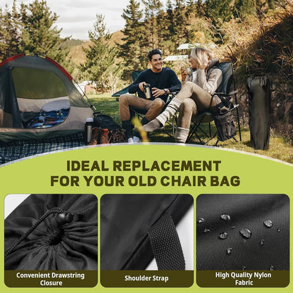 Camping Folding Chair Carry Bag Fits Coleman, Camp Cover Replacement Bags