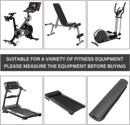 Bike Mat,Treadmill Mat,Compatible for Elliptical,Exercise Bikes, Stationary Cycles,Spin Bike,Under Exercise Bike Trainer Pad for Indoor Stationary Gym Fitness Equipment Hardwood Floor Protector