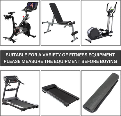 Bike Mat,Treadmill Mat,Compatible for Elliptical,Exercise Bikes, Stationary Cycles,Spin Bike,Under Exercise Bike Trainer Pad for Indoor Stationary Gym Fitness Equipment Hardwood Floor Protector