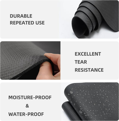 Bike Mat,Treadmill Mat,Compatible for Elliptical,Exercise Bikes, Stationary Cycles,Spin Bike,Under Exercise Bike Trainer Pad for Indoor Stationary Gym Fitness Equipment Hardwood Floor Protector