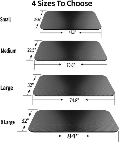 Bike Mat,Treadmill Mat,Compatible for Elliptical,Exercise Bikes, Stationary Cycles,Spin Bike,Under Exercise Bike Trainer Pad for Indoor Stationary Gym Fitness Equipment Hardwood Floor Protector