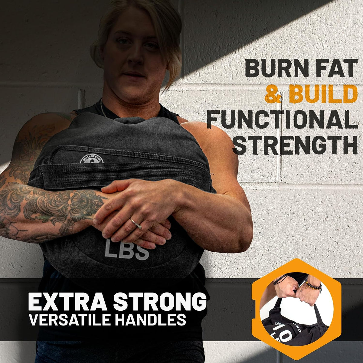 Strongman Sandbag - Fitness Sand Bag for Weight Training