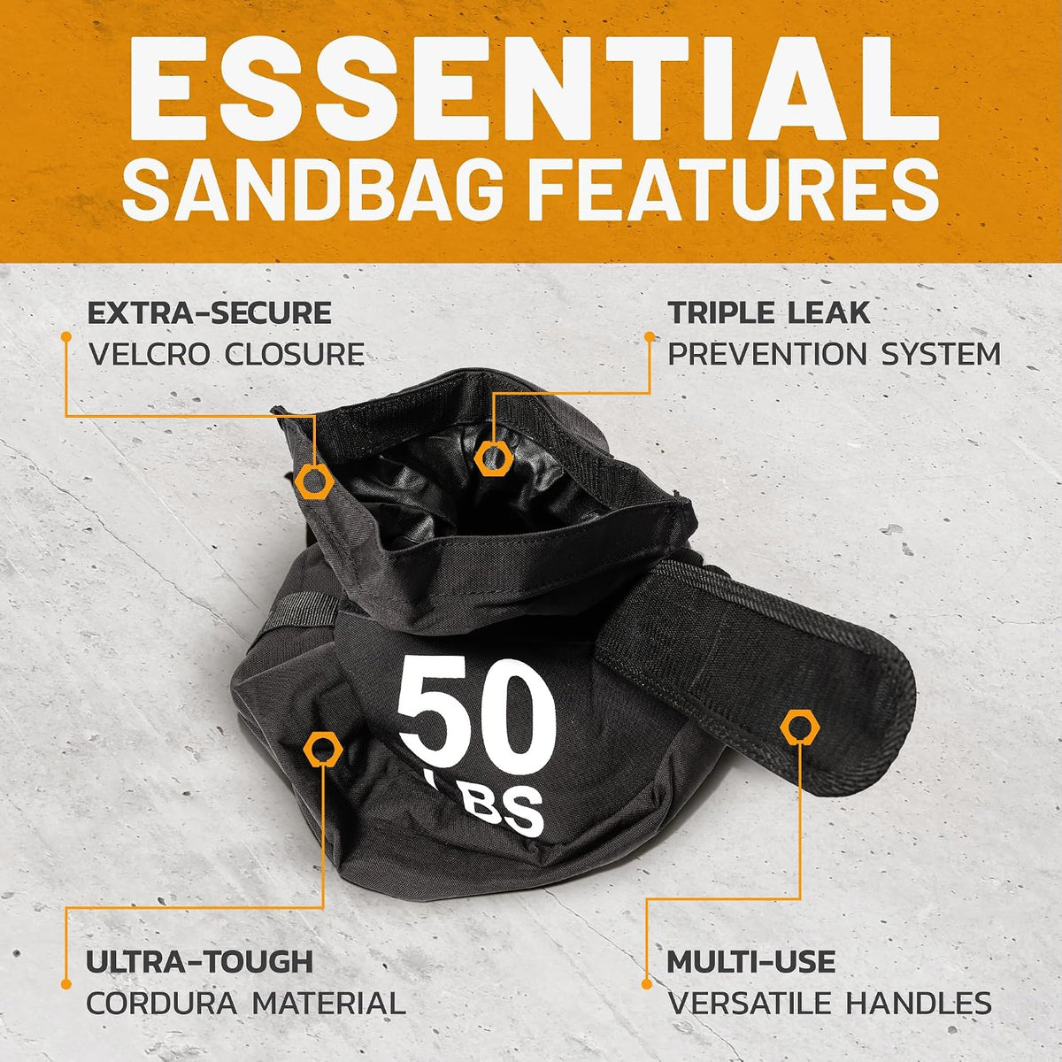 Strongman Sandbag - Fitness Sand Bag for Weight Training
