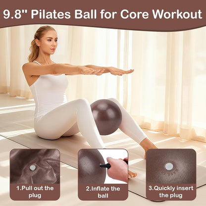 Pilates Kit for Women, Pilates Equipment Ring and Ball Set