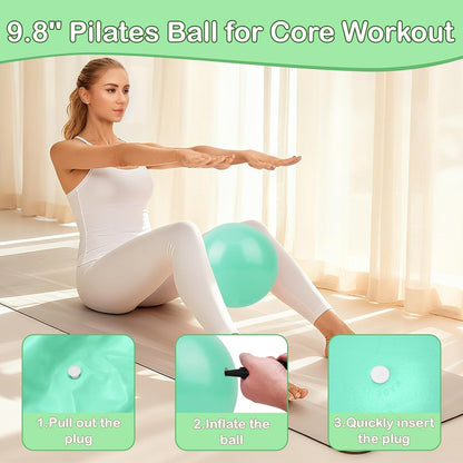 Pilates Kit for Women, Pilates Equipment Ring and Ball Set