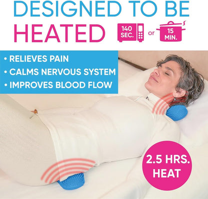 Heatable Deep Tissue Massage Ball - acuBall Trigger Point Massage Therapy for Myofascial and Stress Release and Exercise - Effective Back Massager Ball for Targeted Pain Relief