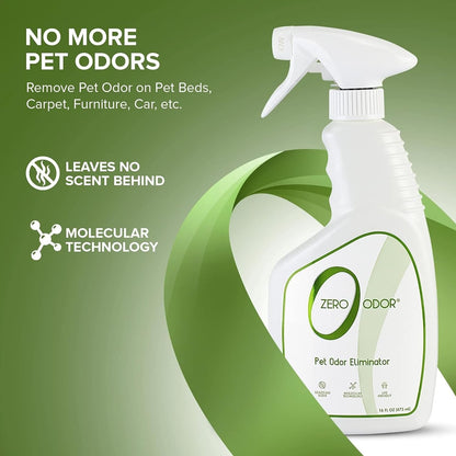 Pet Odor Eliminator Spray for Dog & Cat Urine, Carpet Deodorizer