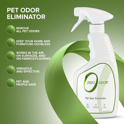 Pet Odor Eliminator Spray for Dog & Cat Urine, Carpet Deodorizer