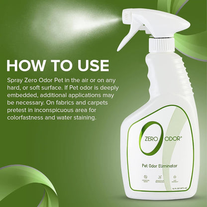 Pet Odor Eliminator Spray for Dog & Cat Urine, Carpet Deodorizer