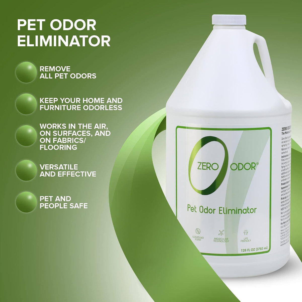 Pet Odor Eliminator Spray for Dog & Cat Urine, Carpet Deodorizer