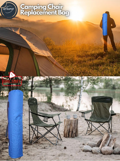 43"x9"x9" (Pink, L) Replacement Bag for Folding Camping Chair, Camp Chairs, Hammock, Yoga Mat, Beach Chair, Umbrella, Tent Bag 420D Oxford Polyester Fabric w/Side Pockets