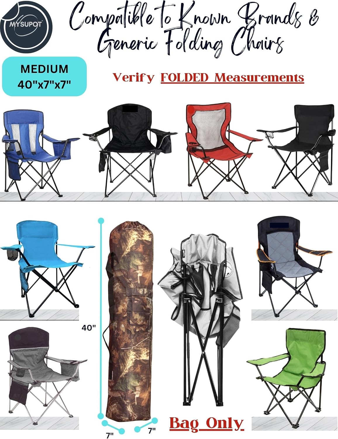 43"x9"x9" (Pink, L) Replacement Bag for Folding Camping Chair, Camp Chairs, Hammock, Yoga Mat, Beach Chair, Umbrella, Tent Bag 420D Oxford Polyester Fabric w/Side Pockets
