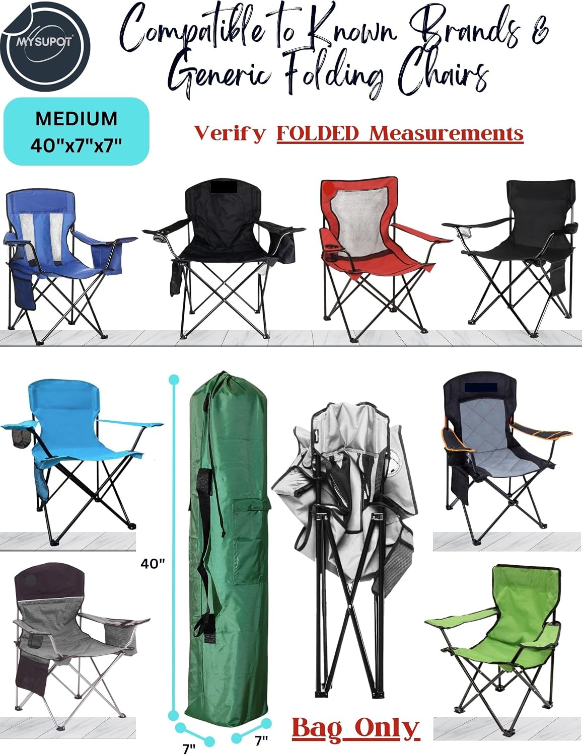 43"x9"x9" (Pink, L) Replacement Bag for Folding Camping Chair, Camp Chairs, Hammock, Yoga Mat, Beach Chair, Umbrella, Tent Bag 420D Oxford Polyester Fabric w/Side Pockets