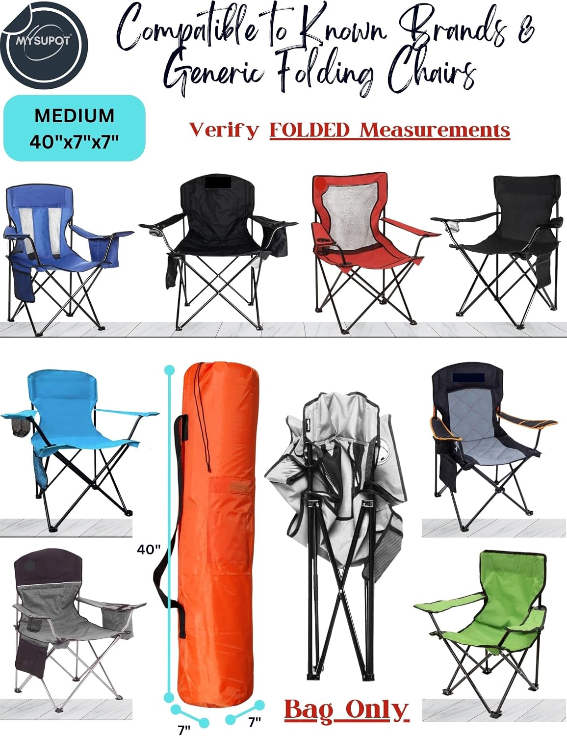 43"x9"x9" (Pink, L) Replacement Bag for Folding Camping Chair, Camp Chairs, Hammock, Yoga Mat, Beach Chair, Umbrella, Tent Bag 420D Oxford Polyester Fabric w/Side Pockets