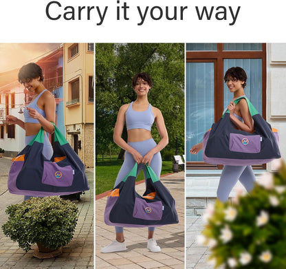Yoga Bags and Carriers Fits All Your Stuff, Extra Large Yoga Mat Bag Full Zip Yoga Mat Bag with 3 Zipper pockets