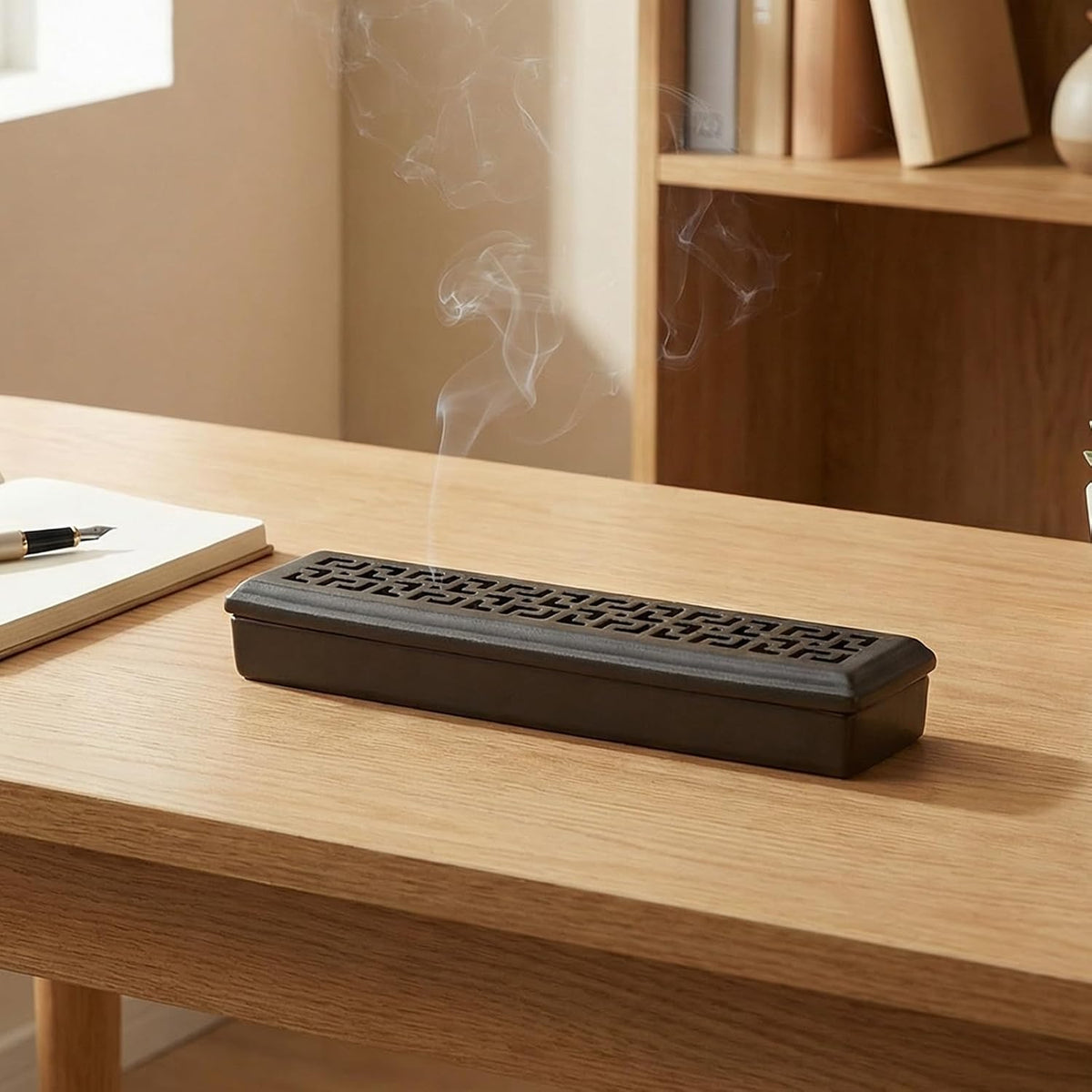 CEREMONY Incense Holder for Sticks，Ceramic Insence-Stick Holder Ash Catcher，Incense Holder Timkburner for Meditation Yoga Spa Room Decor