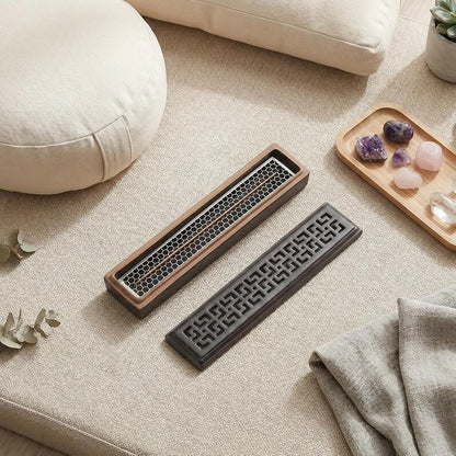 CEREMONY Incense Holder for Sticks，Ceramic Insence-Stick Holder Ash Catcher，Incense Holder Timkburner for Meditation Yoga Spa Room Decor