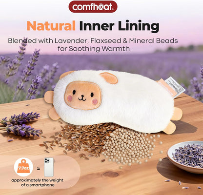 Lavender Weighted Eye Pillow for Yoga Relaxation Meditation