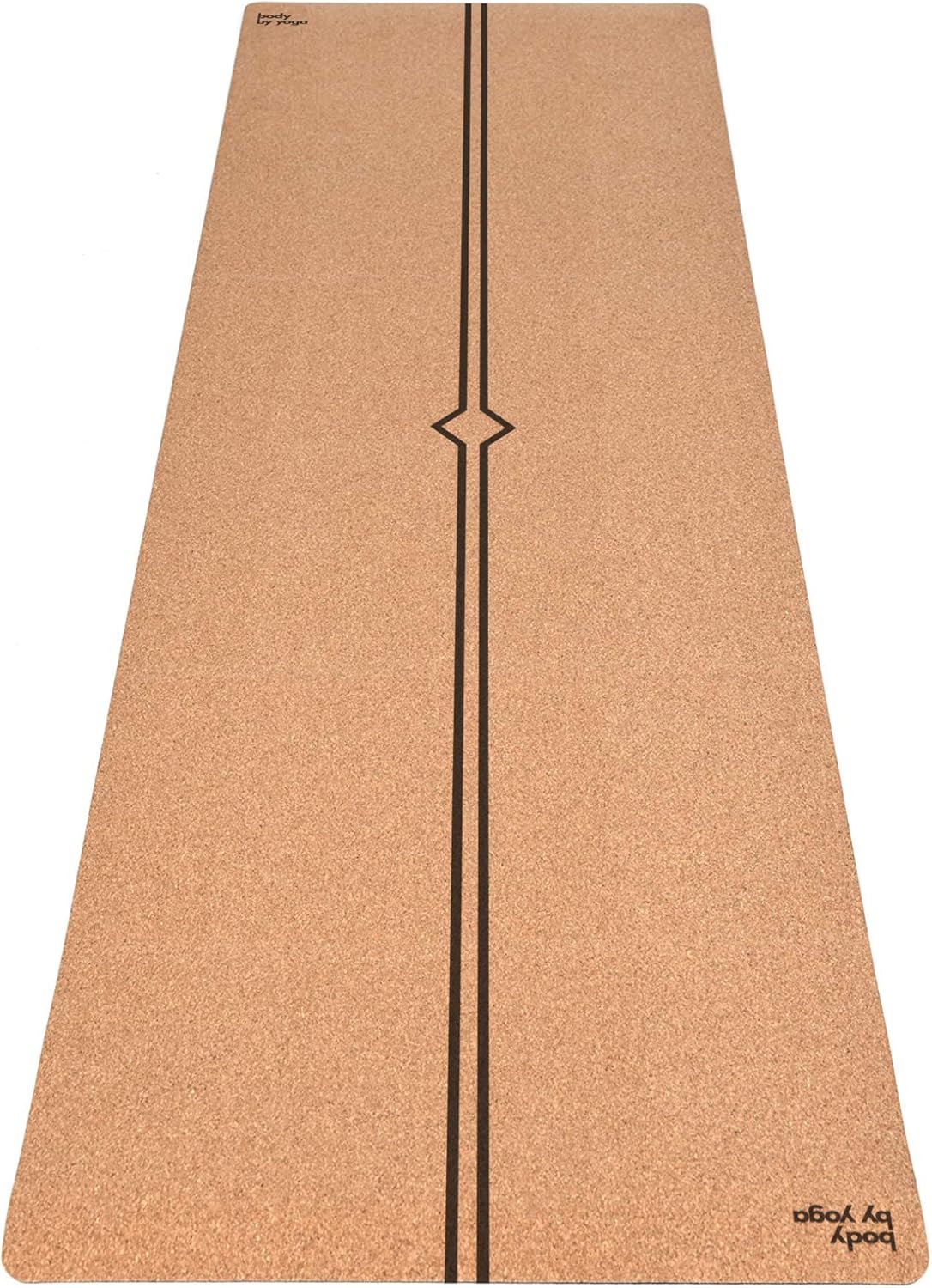 Luxury Cork Yoga Mat - Non Slip, Extra Thick Grip. Extra Large & Long. More Comfort and Support. Tough Enough For Hot Yoga. Cork + Natural Rubber, Non Toxic and Eco Friendly. Optional Alignment Lines.