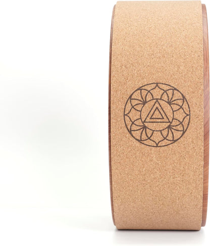 Yoga Wheel Stretching Prop – Designed to improve flexibility, support backbends, and deepen poses for the back, shoulders, and chest.