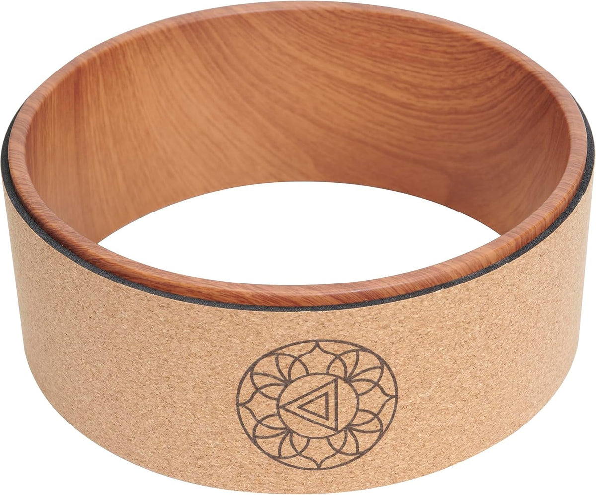 Yoga Wheel Stretching Prop – Designed to improve flexibility, support backbends, and deepen poses for the back, shoulders, and chest.