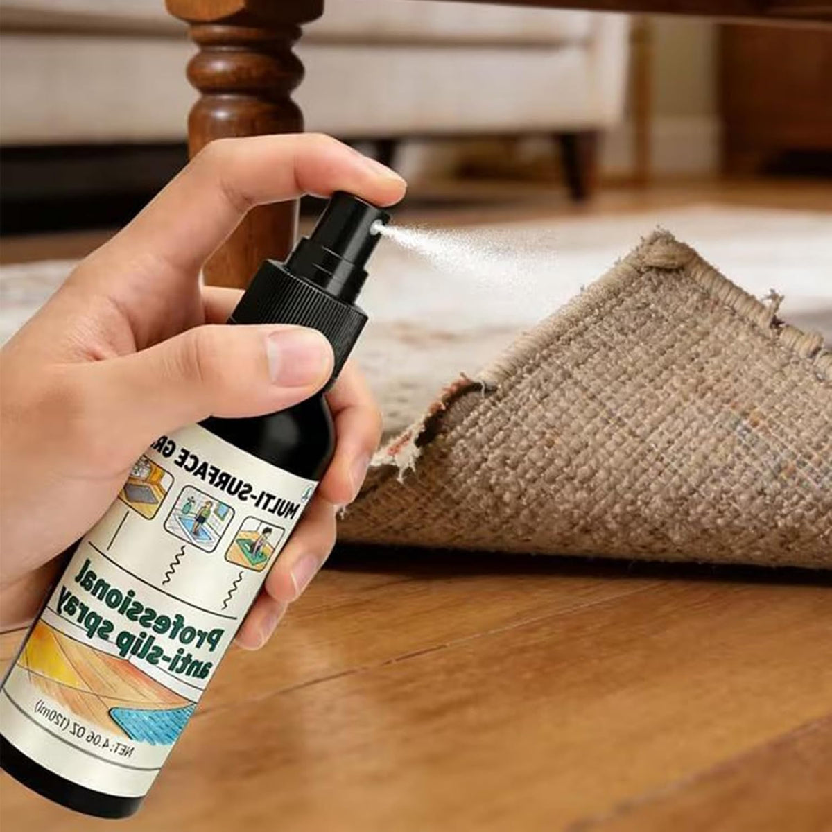 Yoga Mat Cleaner 120ml Long-Lasting Natural | Non-slip Wrestling Mat Cleaner for Gym Home Studio Room Equipment Gear Women Men Beginners