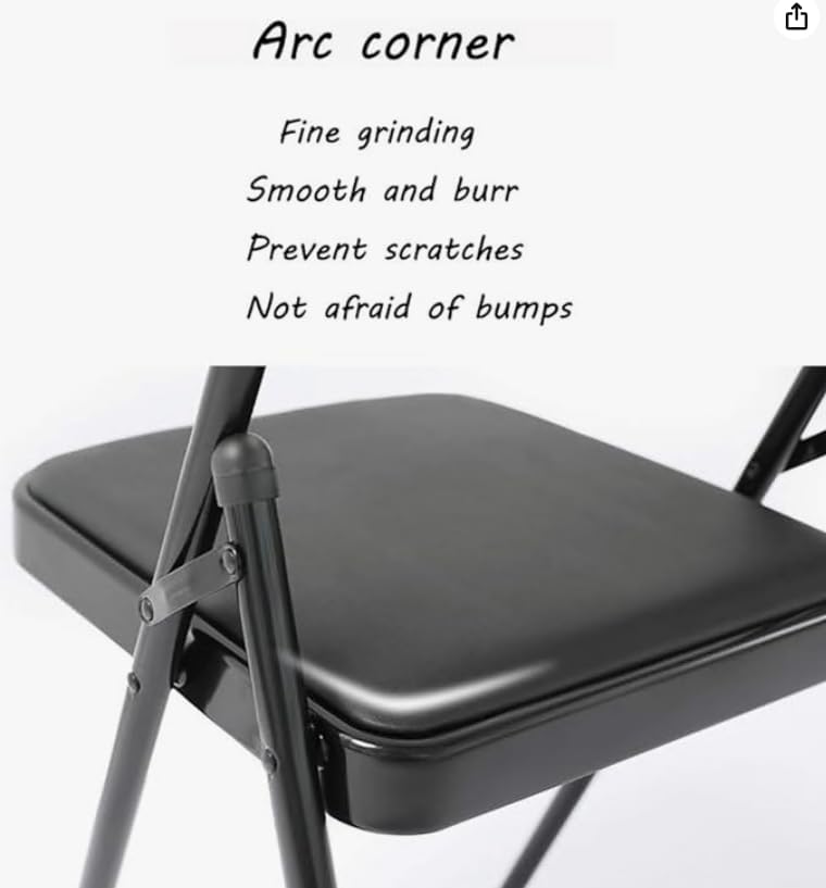 Pilates Yoga Chair, Professional Iyengar Auxiliary Chair, Yoga, Hardened and Thick Yoga Folding Chair, Solid Anti-Slip, Stable and Durable, Black,Blac