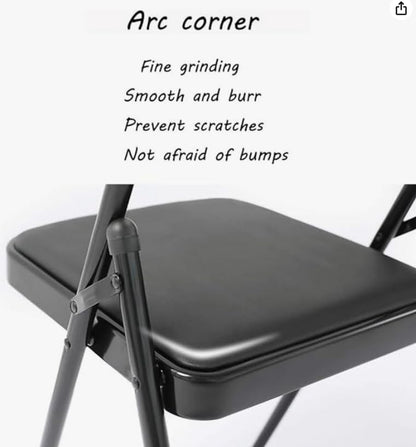Pilates Yoga Chair, Professional Iyengar Auxiliary Chair, Yoga, Hardened and Thick Yoga Folding Chair, Solid Anti-Slip, Stable and Durable, Black,Blac