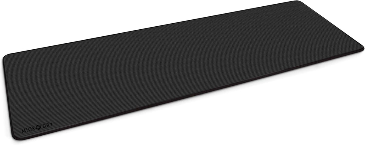 Multi-Purpose Fitness Mat, Cushioned & Non-Slip Foam for Yoga, Pilates, HIIT, Skid-Resistant and Tear-Resistant, 24"x72" with Carry Strap