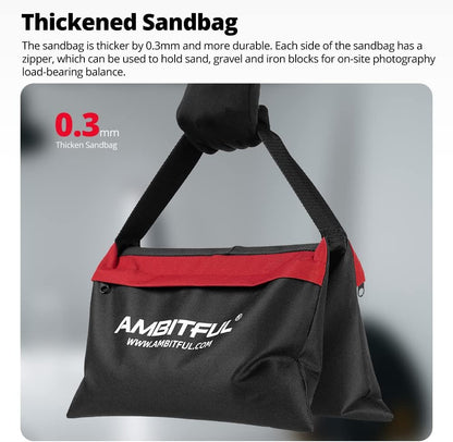 4 Packs Sandbags Weight Bags with Hook for Photography Studio Film